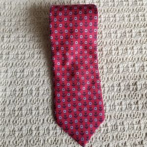 5/$20 Nautica men's necktie red with anchor
